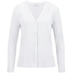 Shirtjacke V-Ausschnitt Efixelle weiss, 40