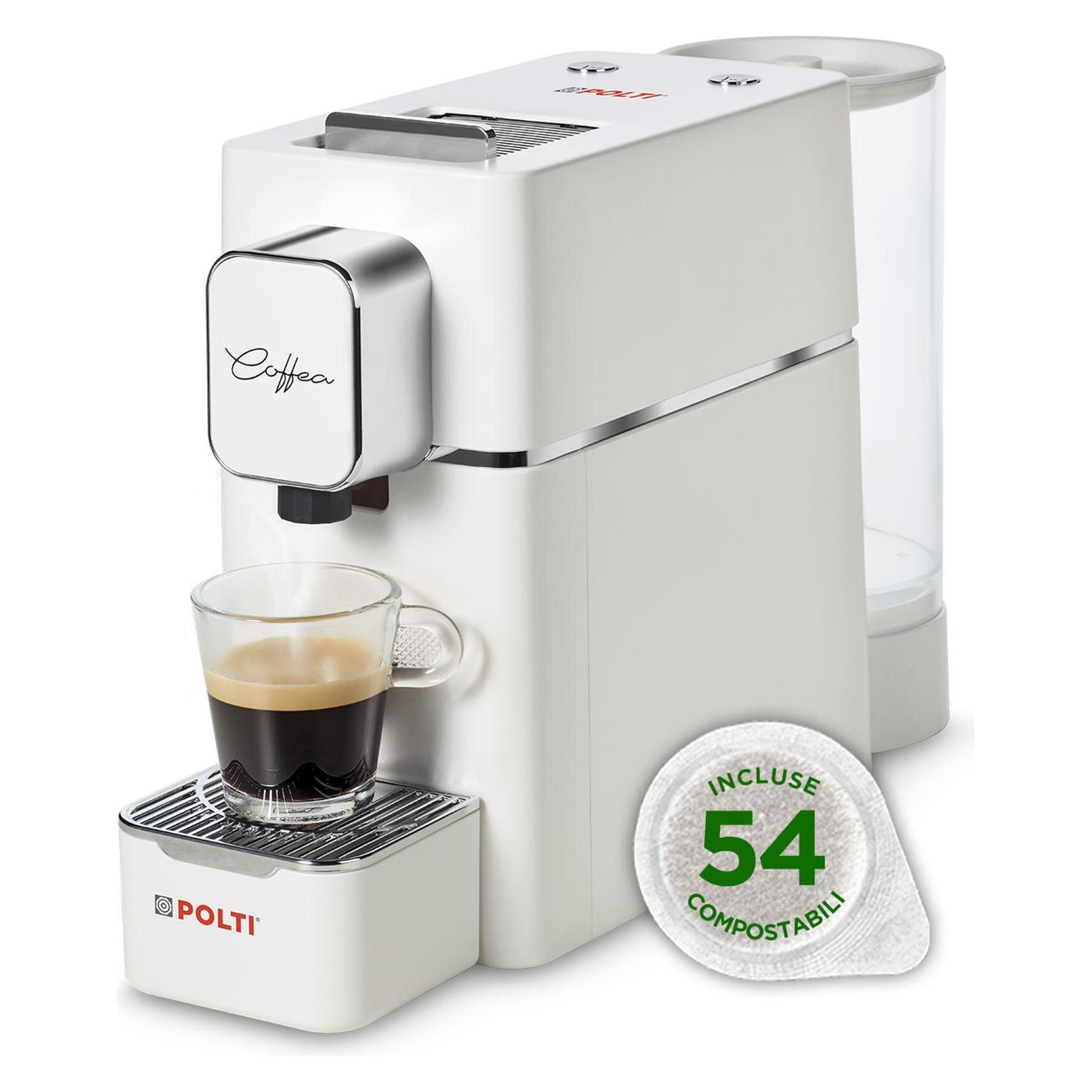 Polti PCEU0127 Kaffeemaschine Kapsel-Kaffeemaschine 0,85 L (E.S.E.) (PCEU0127)
