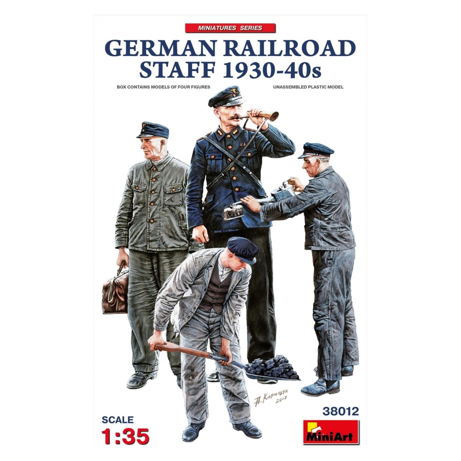 Mini art German Railroad Staff 1930-40s (38012)