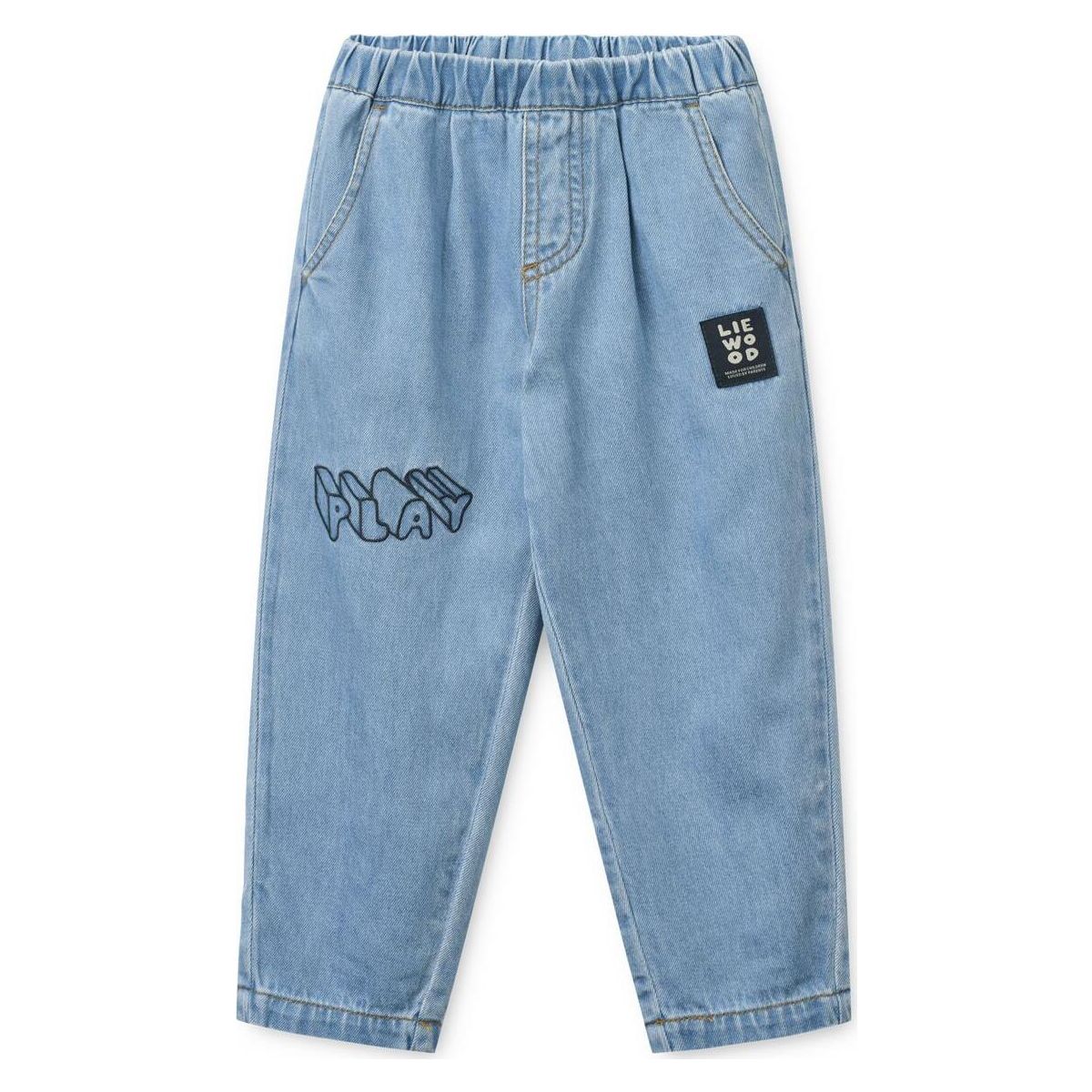 Liewood Borris Light Denim Placement Pants play / denim (2835) 98 LW20928-2835-98-CU