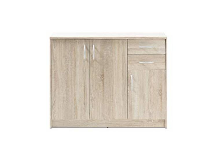 Stella Trading Kommode Eiche Sonoma Nachbildung, BxHxT 109x86x35 cm