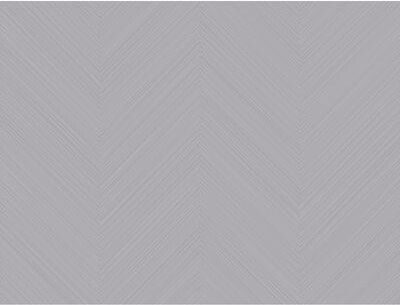 York Wallcoverings Lavender Grey Swept Chevron Wallpaper