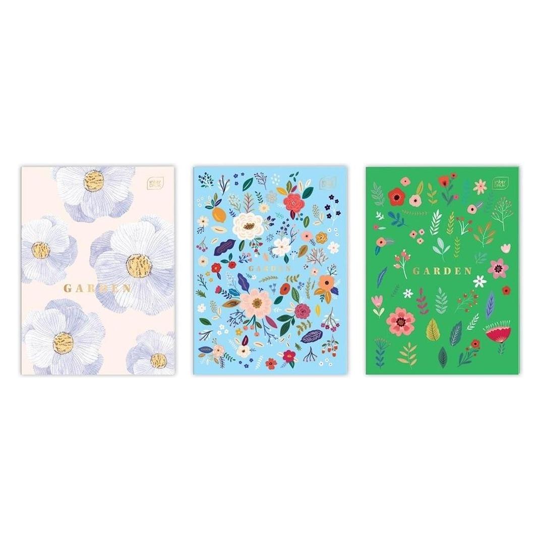 Interdruk Notizbuch A4/60K Raster HS Garden (5 Stk.) (A4, Gepunktet) (49002703)