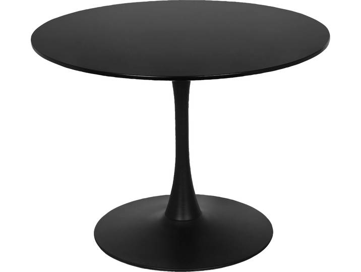 Esstisch GOODPRODUCT Jahwe , schwarz, B:100cm H:75cm T:100cm, Tische, Esstisch, Gestell aus Metall, Durchmesser 100 cm