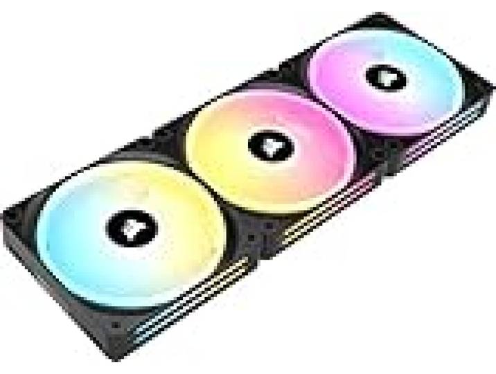 CORSAIR iCUE LINK QX120 RGB à Dôme Magnétique de 120mm Ventilateurs - Noir
