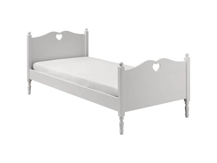 Bett Emma weiss MDF 90 x 200 cm - Bett