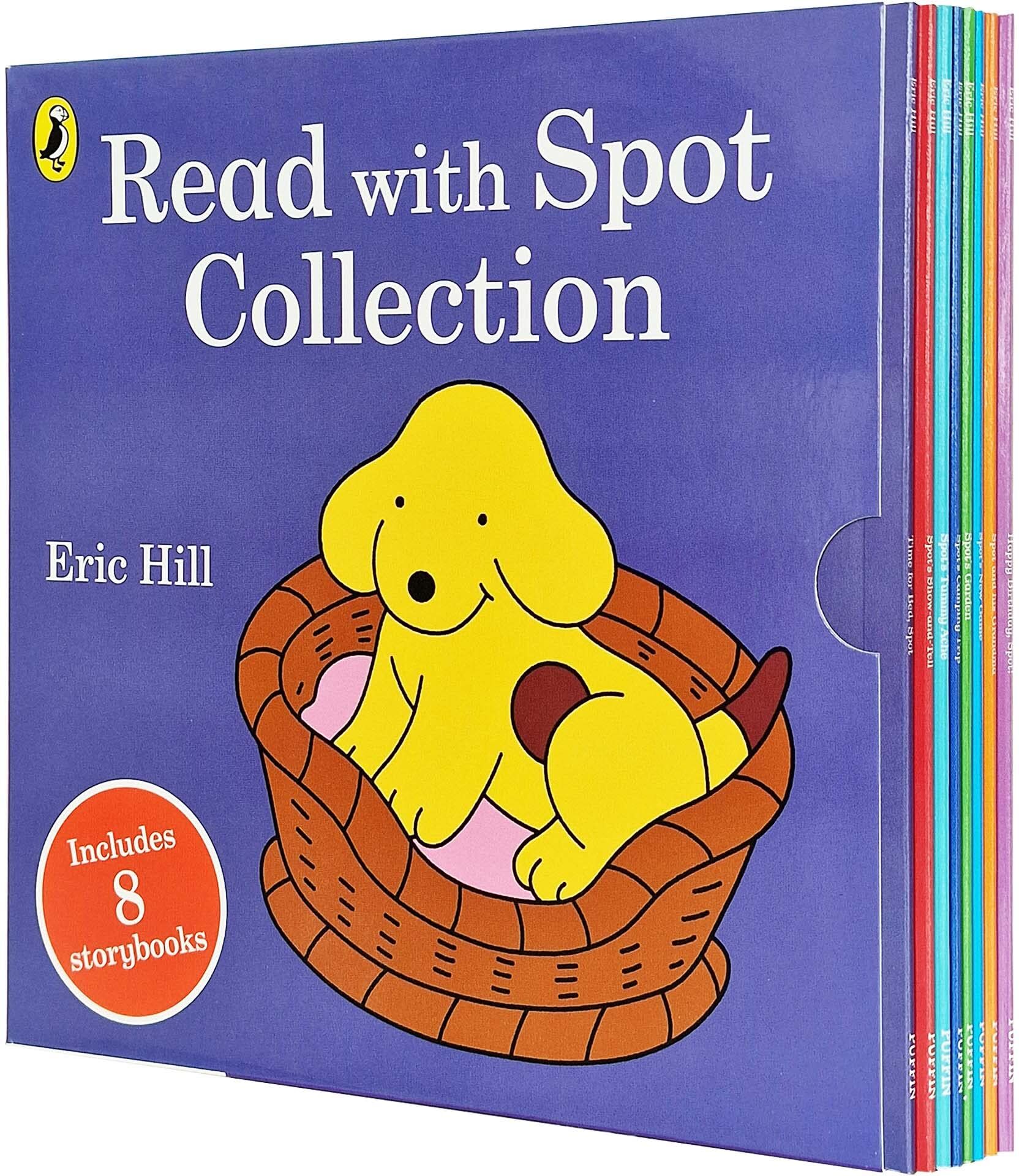 Puffin Read With Spot Collection 8 Book Paperback Set by Eric Hill - Ages 2+ - Toddler Picture Books Box Set
