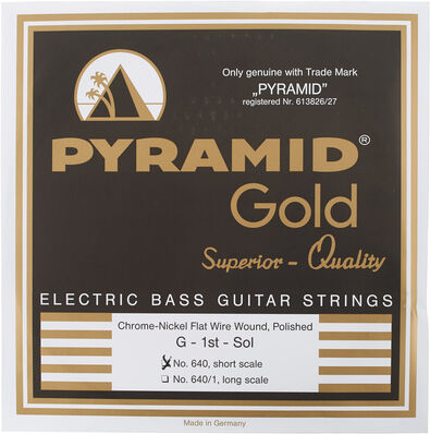 Pyramid Gold Flatwound 040-100