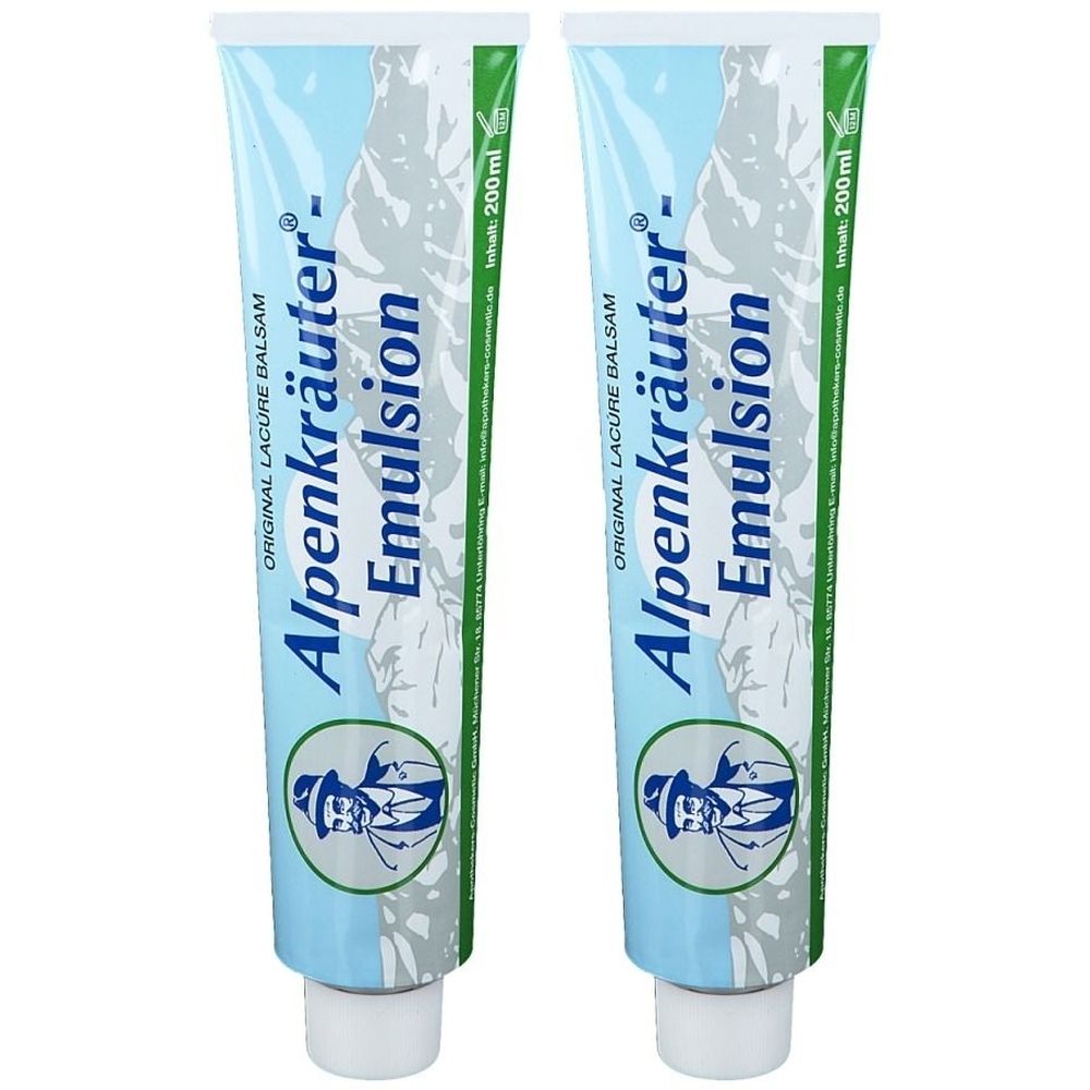 Alpenkräuter Emulsion Lacure 2x 2x200 ml