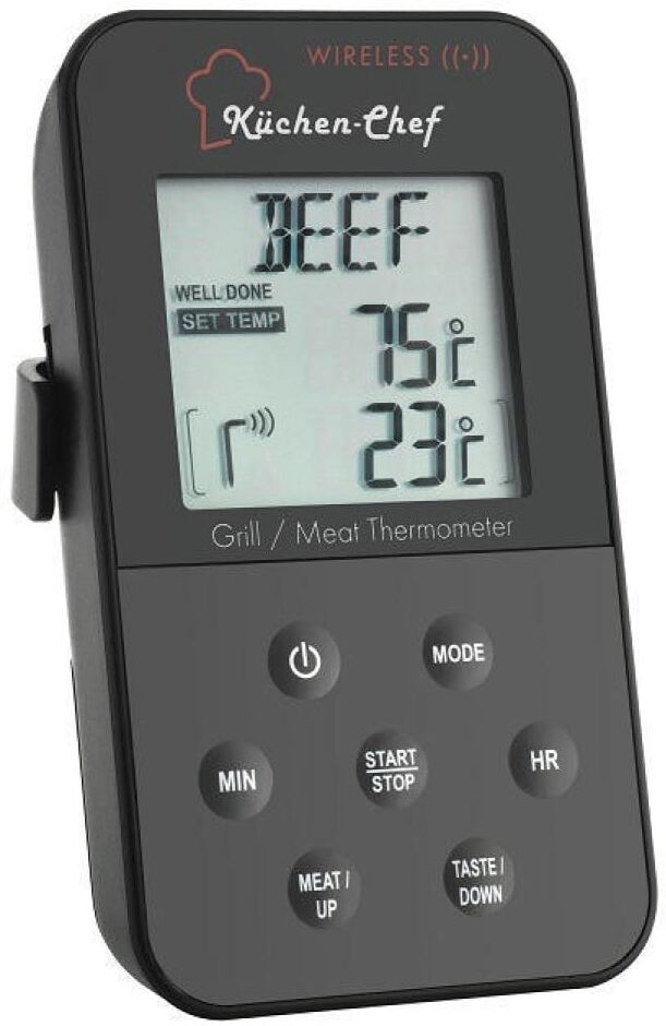 Bratenthermometer TFA DOSTMANN, schwarz, Temperaturmessgeräte, Bratenthermometer schwarz Einheitsgröße
