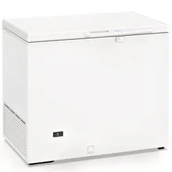 CSB Gewerbe-Gefriertruhe 99 cm, 264 L mit Klapptür. Horizontale Industriefriertruhe für Bar, Restaurant und Gastronomiebedarf.