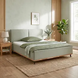Bett Emily Grün ca. 180x200cm