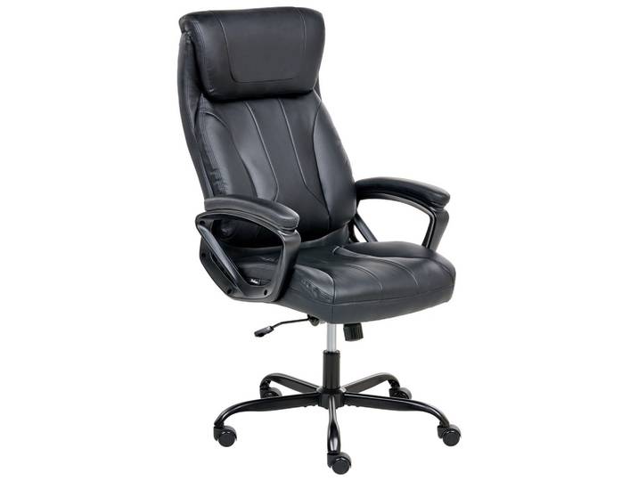CHEFSESSEL Kunstleder Schwarz Proud