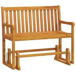 vidaXL Garten-Schaukelbank 110 cm Massivholz Akazie