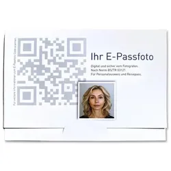 Daiber, Mappe, 1x50 Passbildmappen E-Passfoto-PORTRAIT 14028 (100x)