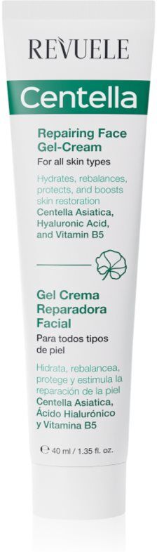 Revuele Centella moisturising gel cream for skin renewal 40 ml