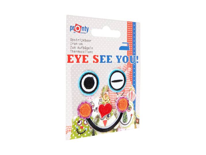 Glorex Eye See You Lustiges Bügelbild