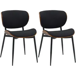 2er Set Esszimmerstuhl Enid Stoff