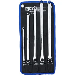 BGS Doppel-Ringschlüssel-Satz | extra lang | SW 8 - 19 mm | 5-tlg.