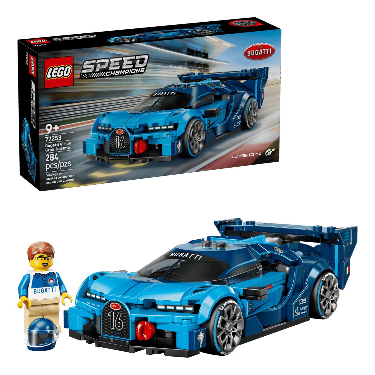 LEGO Speed Champions 77253 Bugatti Vision GT Hypersportwagen