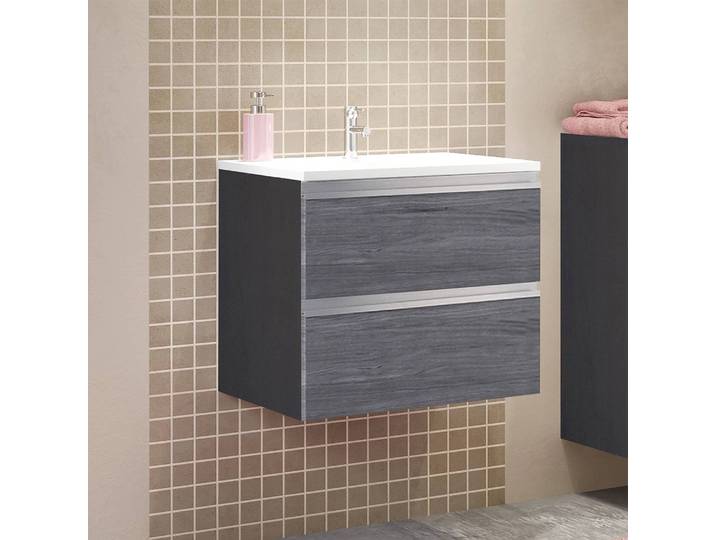 Waschtisch I 60cm Multicolor/Rauchsilber/Graphit