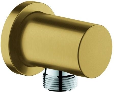 Grohe Rainshower Wandanschlussbogen 27057GN0 cool sunrise gebürstet, runde Rosette, DN 15