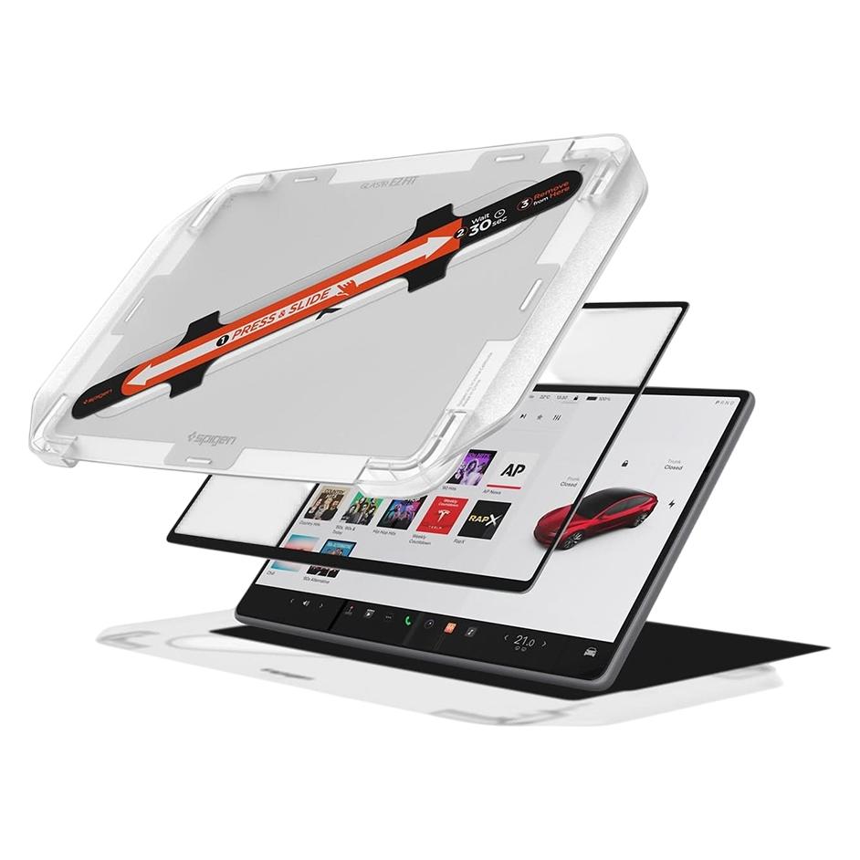 Spigen EZ Fit Clear Transparent (15.4/1 Pack) - Tesla Model Y (2025/2026)/Model 3 (2024/2025/2026) (AGL10654)