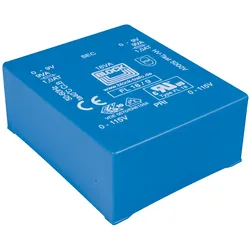 UI 39/13,5 206 - Trafo 18VA, 2x 6V, 2x 1500mA