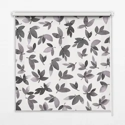 INNENROLLO - Fensterrollo - Rollo - 80x180 cm - Dunkelrosa Blätter
