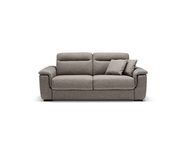 Dixx Divani Artu Schlafsofa mit abnehmbarem Bezug - bei 30°C waschbar - Gemini 027 dunkelbraun Komfortabel und praktisch, mit Matratze, in zeitlosem Design, alle Bezüge abnehmbar, ideal für Gäste Schlaffunktion Zeitlos
