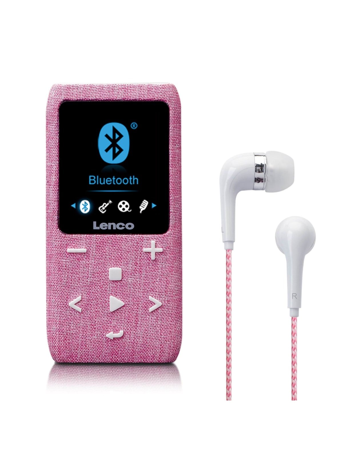 Lenco Xemio-861PK - MP3/MP4 Player with Bluetooth 8GB Micro SD Card - Pink - 8 GB