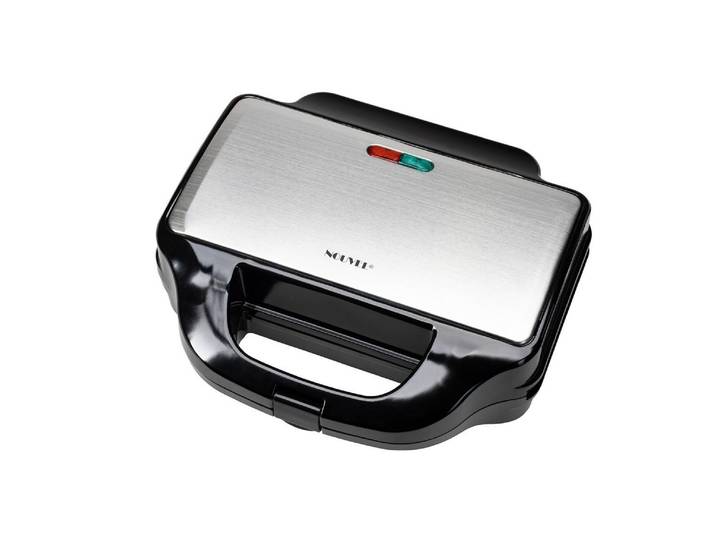 Sandwichmaker NOUVEL «XL», 900 W , silber (schwarz, silber), Sandwichmaker, Sandwichmaker