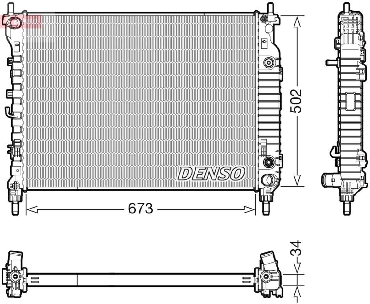 Kühler DENSO DRM20124