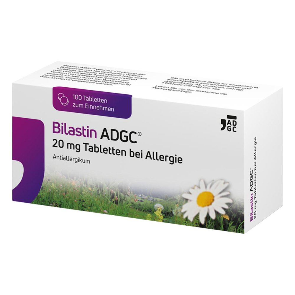 Zentiva Pharma GmbH Bilastin ADGC 20 mg Tabletten bei Allergie 19520104