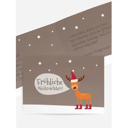 Weihnachtsgrußkarten geschäftlich selbst gestalten mit Spruch und Fotos im Onlinedesigner bei Meine-Kartenmanufaktur.de