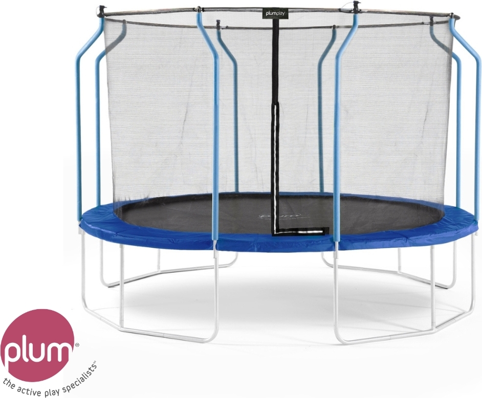 Plum Wave Springsafe Trampolin mit Sicherheitsnetz - 427 cm - Mit Nebel