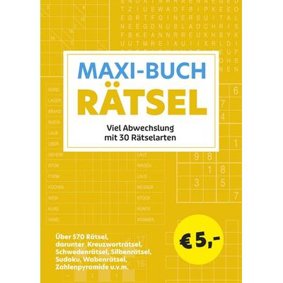 Maxi-Buch Rätsel Band 5, Taschenbuch von , Athesia Kalenderverlag, 978-3-8318-6225-2