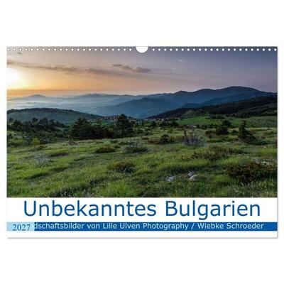 Unbekanntes Bulgarien (Wandkalender 2027 DIN A3 quer), CALVENDO Monatskalender