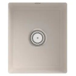 Villeroy und Boch Unterbauspüle 332401KR mit Ablaufgarnitur und Handbetätigung, Crema