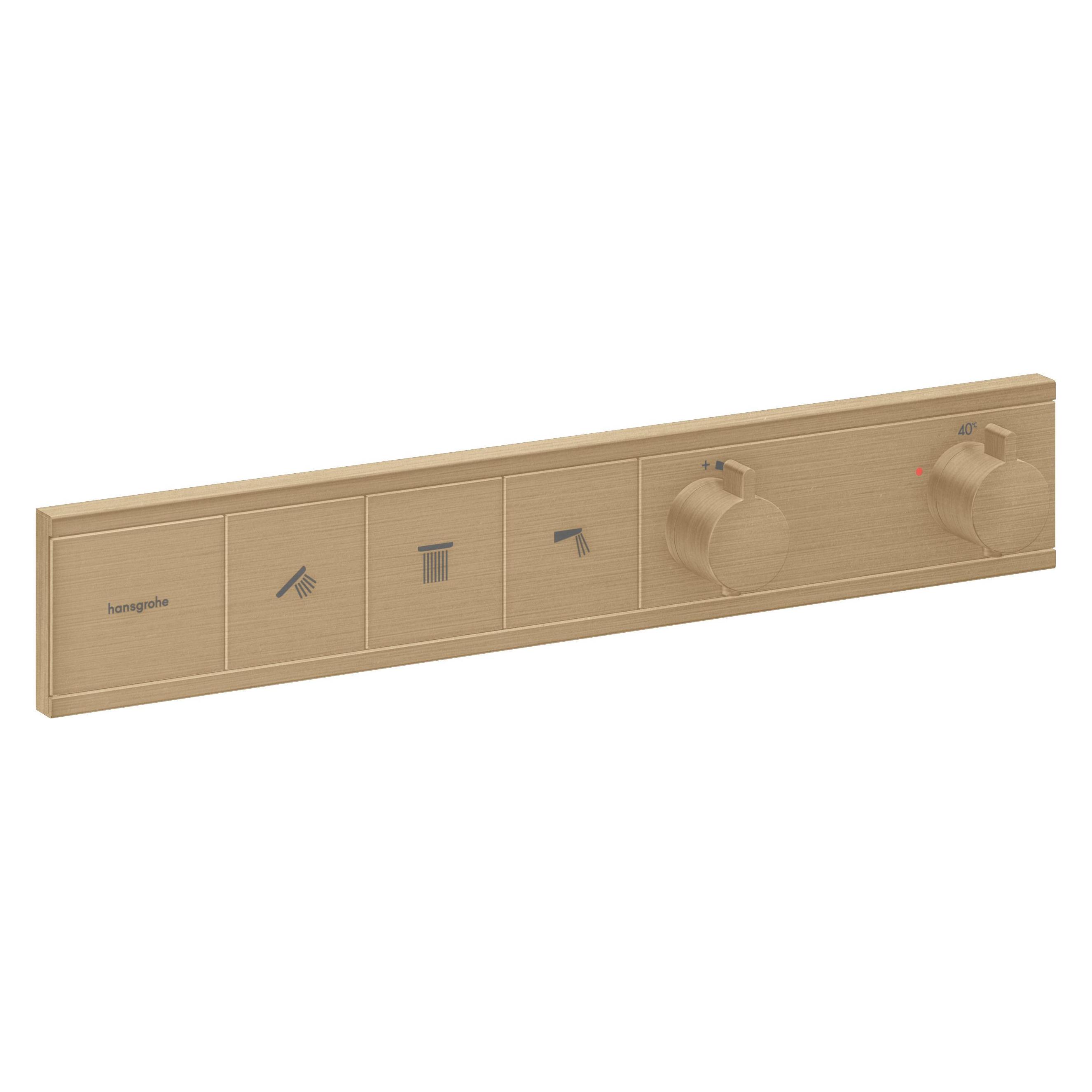 hansgrohe RainSelect Thermostat Unterputz für 3 Verbraucher (15381140)