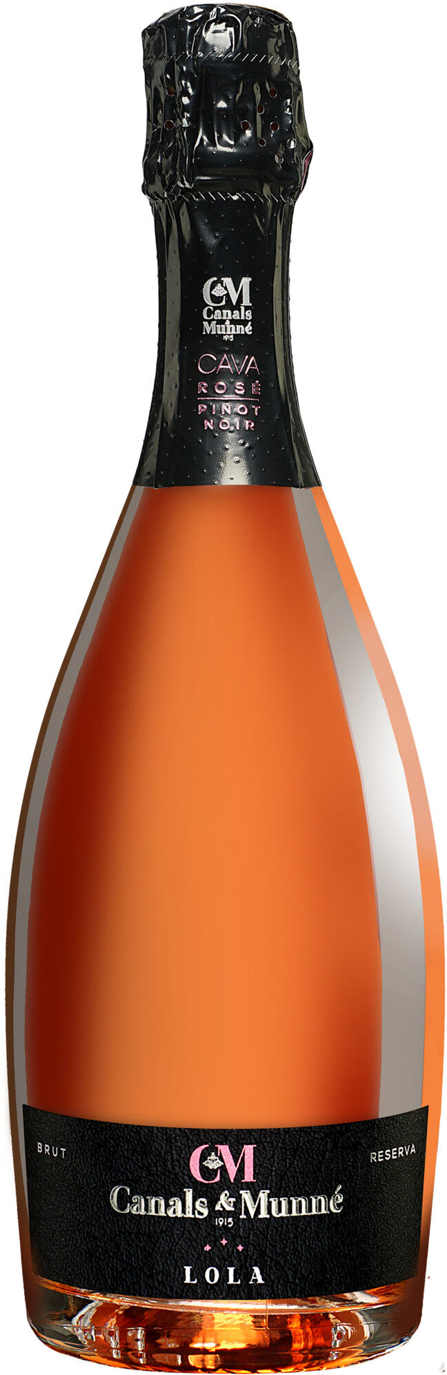 Canals & Munné Cava »Lola« Rosé Pinot Noir Reserva Brut 2023 12% Vol. Trocken aus Spanien