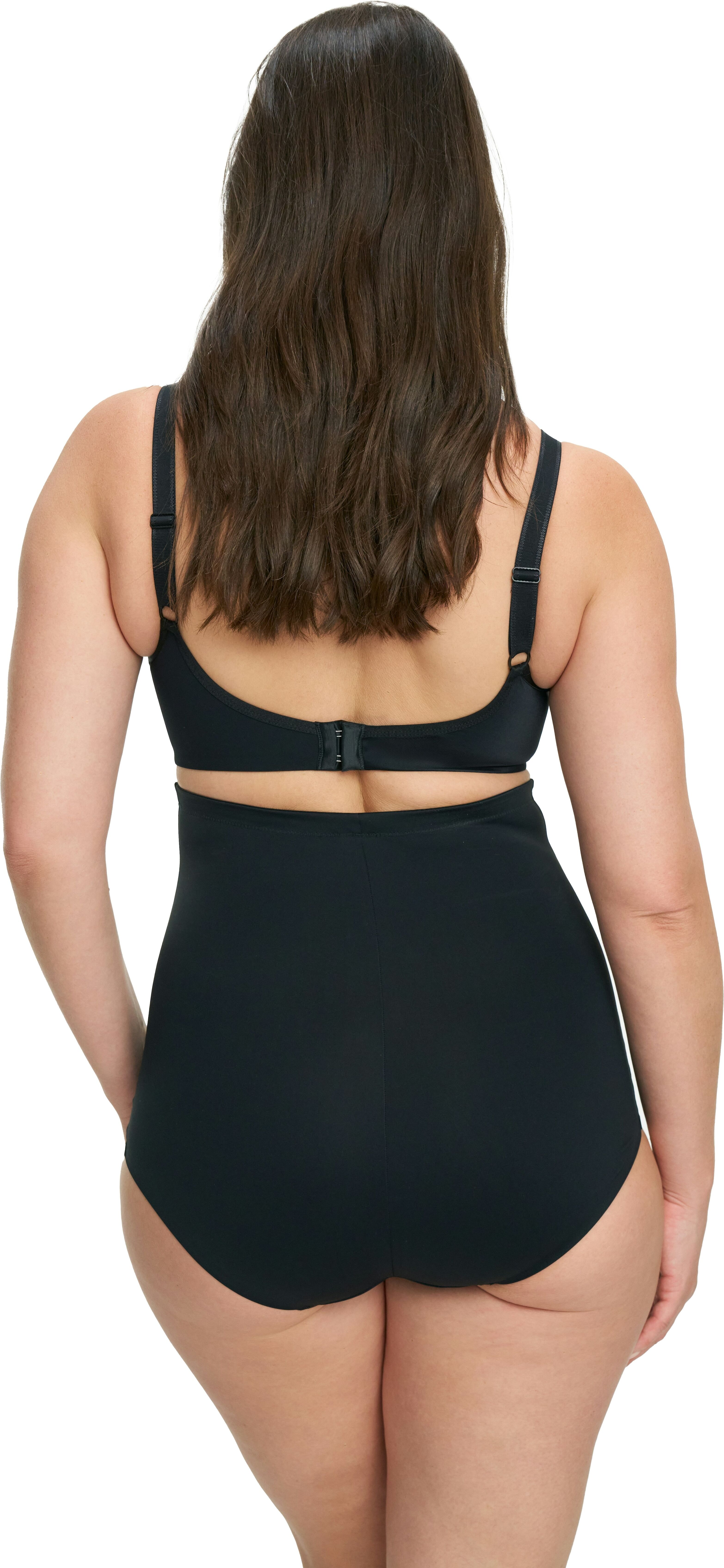 Miederhose SUSA "Shapewear", Damen, Gr. 38, schwarz, Obermaterial: 60% Polyamid, 38% Elasthan, 2% Baumwolle, unifarben, figurbetont, Unterhosen Miederhose, stark formend, Microfaser, elastisch, blickdicht schwarz 38