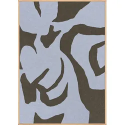 Akustikbild SOFT EMBRACE 1 (BHT 72x102x3 cm) - blau - BHT 72x102x3 cm