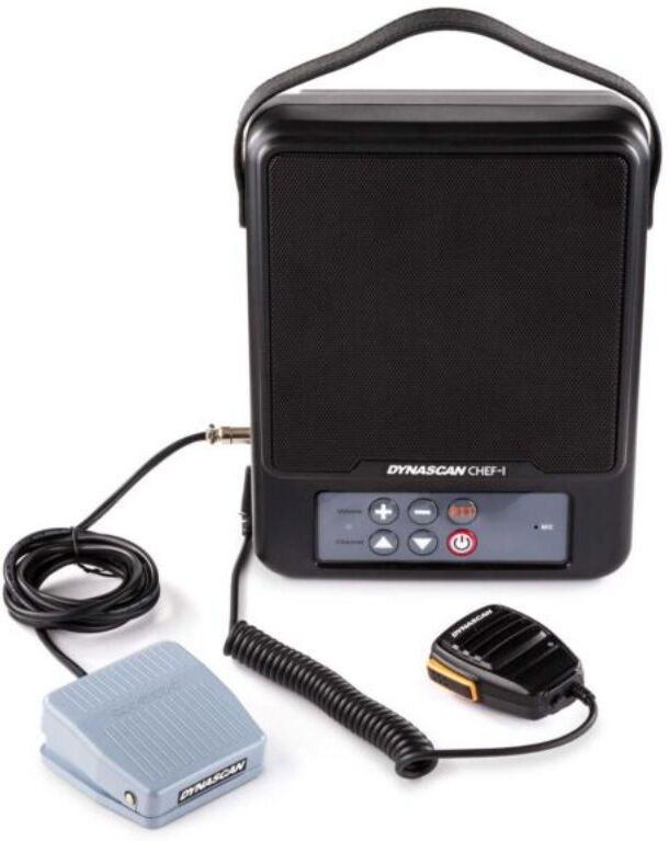 Dynascan CHEF-1 Émetteur-récepteur PMR-446 Système de communication radio compact destiné à la restauration et aux espaces de service, offrant une