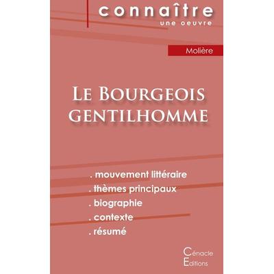 Fiche de lecture Le Bourgeois gentilhomme de Molière (Analyse littéraire de référence et résumé complet), Taschenbuch von Molière, Les éditions du