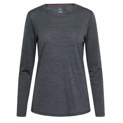 Narsaq Damen Ikamiut Merino Blend Langarmshirt - XXL - Forged Iron