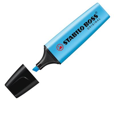 STABILO BOSS ORIGINAL Blau Breit Keilspitze 2 - 5 mm Nachfüllbar