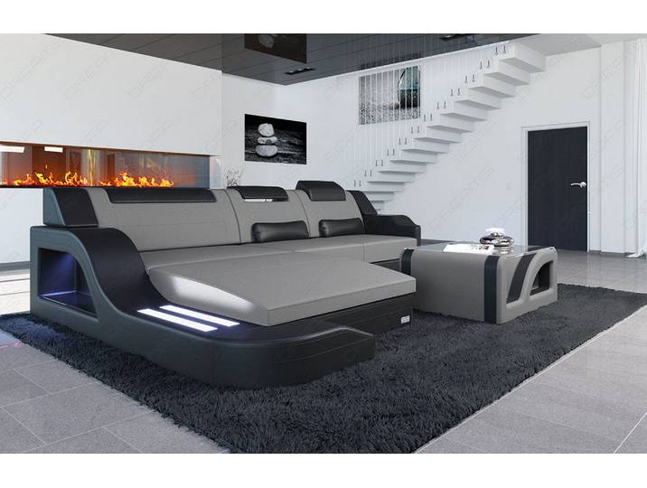 Stoff Ecksofa Palermo L-Form