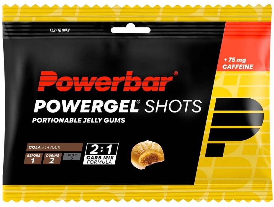 Powerbar Power Gel Shots, Cola-Koffein 8x60 g