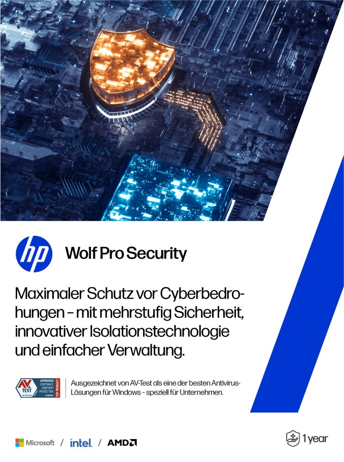 HP Wolf Pro Security für 1 Jahr - Elektronische Lizenz für 1 Gerät (1-99 Lizenzen)